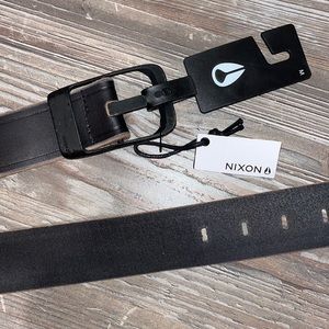 Nixon Men's Basis Belt – Polyester Web Belt With Scout Buckle & Logo Deboss